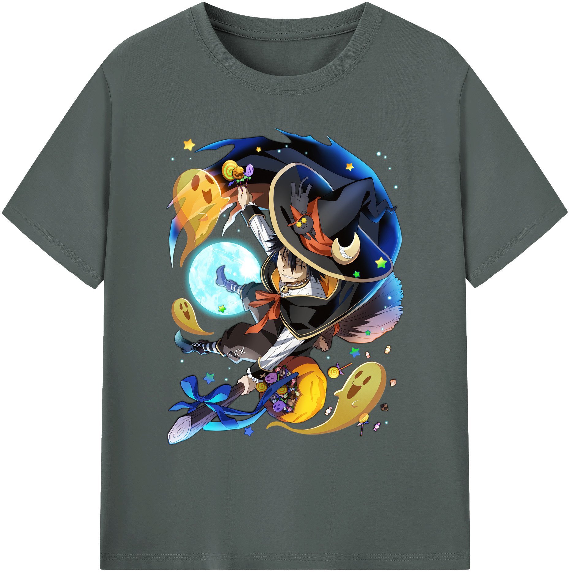 （画像用） 文豪ストレイドッグス Bungo Stray Dogs 綿100％ メンズ半袖Tシャツ｜肌触りやわらか＆通気性
